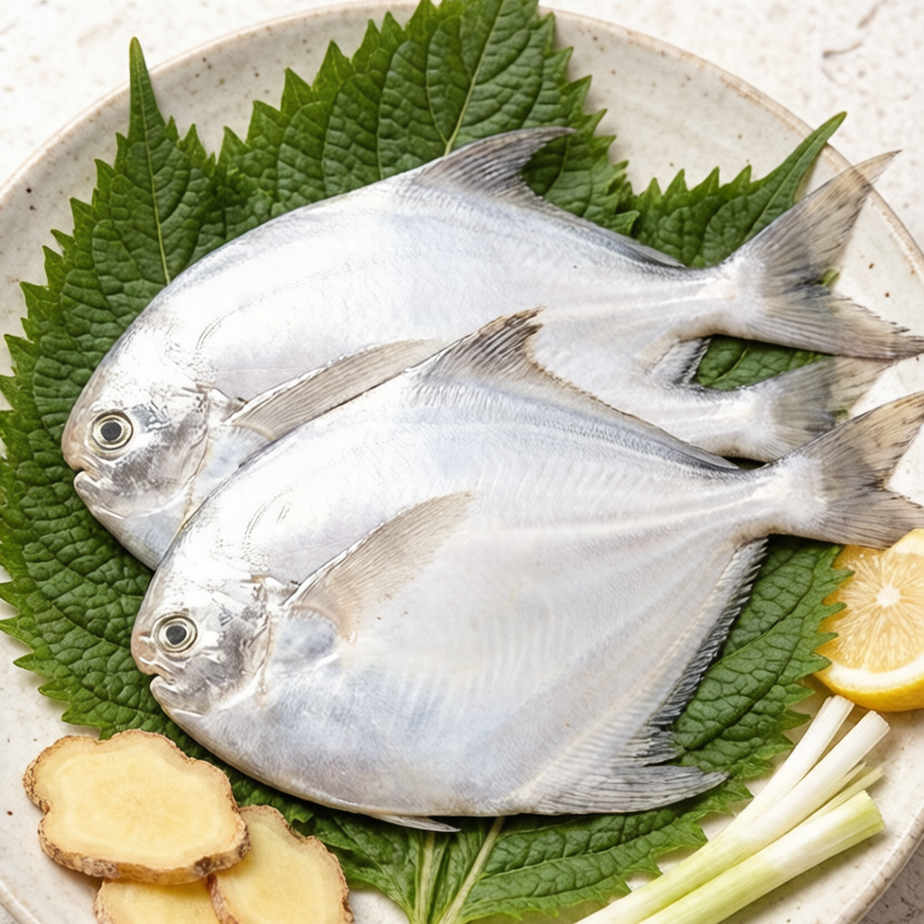 Fresh Silver Pomfret (Butterfish)